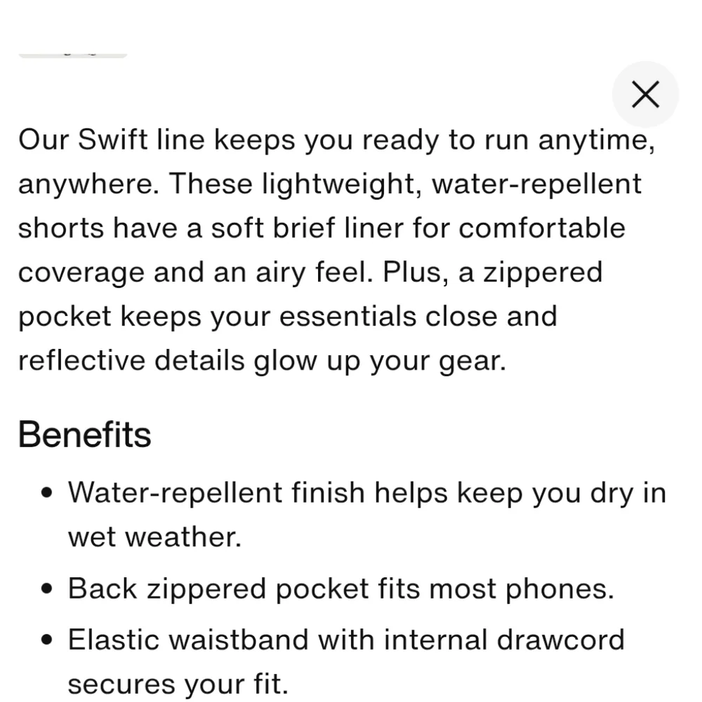 Nike Women's Swift Repel High-waisted Brief Lined Running Shorts sz LRG - Picture 13 of 16